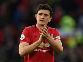 Harry Maguire, nuevo capitán del United. AFP