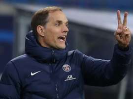 Tuchel se enfadó en sala de prensa. AFP