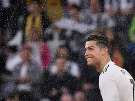 Cristiano, feliz con la llegada de Sarri. AFP