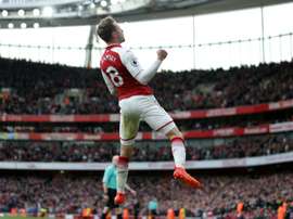 Aaron Ramsey cambiará de país. AFP