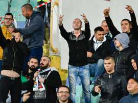 Bulgaria podría perder incluso puntos por los incidentes racistas ante Inglaterra. AFP