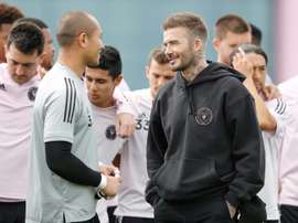 David Beckham, elogiado por Antonio Cassano. AFP