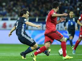 Okazaki, orgulloso por el papel de su selección en la Copa América. AFP