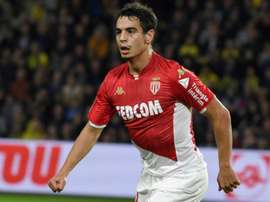 Ben Yedder, contra el muro. AFP