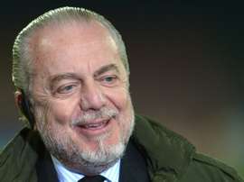 De Laurentiis no aprueba la decisión de la FIGC. AFP