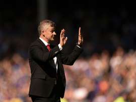 Manchester United manager Ole Gunnar Solskjaer apologises. AFP