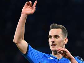 Accord trouvé pour Milik. AFP