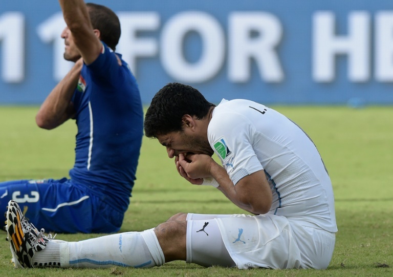 World Cup Moments Vampire Suarez