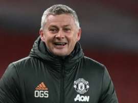 Solskjaer ne lâche pas Erling Haaland. AFP