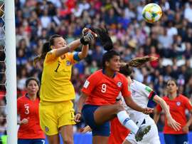 Endler fue nombrada jugadora del partido. AFP
