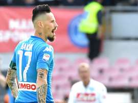 Hamsik lleva en el Nápoles 12 años. AFP