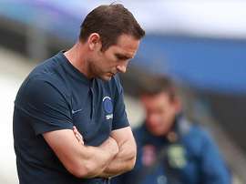 Lampard lamentó la derrota en Múnich. AFP