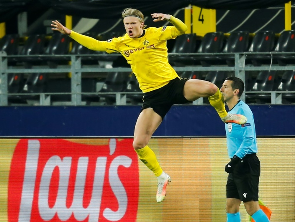 Madrid believe they are firmly in the race to sign Haaland. AFP