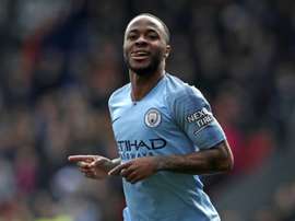 Sterling scored twice in his side's victory over Palace. AFP