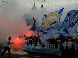 Los ultras del Zenit abandonaron su propio estadio en señal de protesta. AFP/Archivo