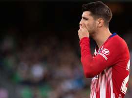 Morata analizó el partido ante la Juve. AFP