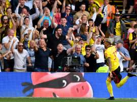 Pereyra scored the equaliser as Watford fought back to claim a draw versus Arsenal. AFP