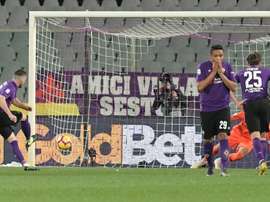 La Fiorentina lleva diez partidos sin ganar. AFP