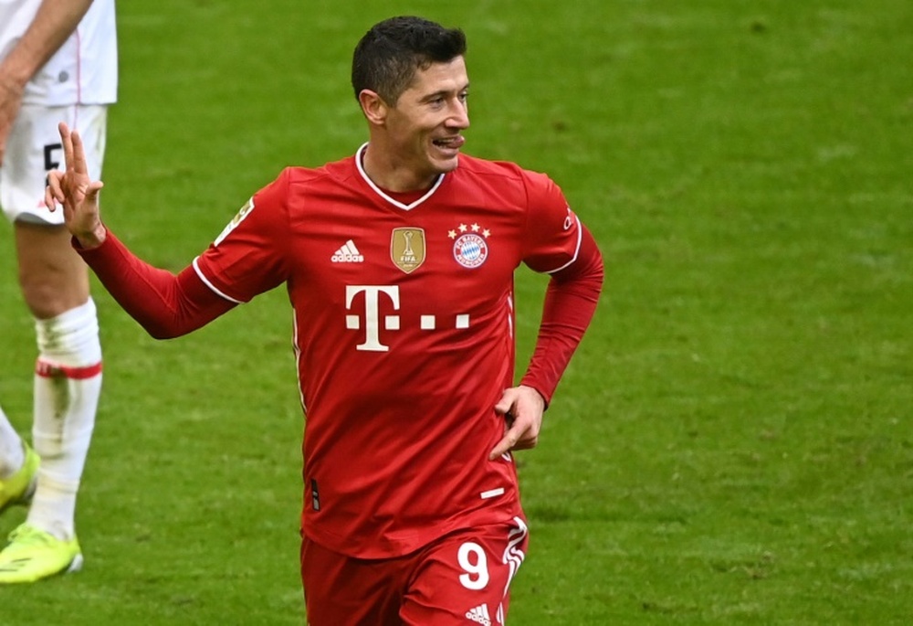 Lewandowski será baja en el duelo ante el RB Leipzig. AFP