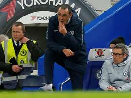 Pressure on Maurizio Sarri lifted a little with victory. AFP