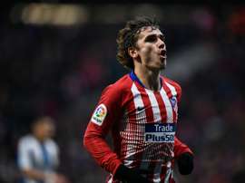 Griezmann marcó el gol de la victoria. AFP