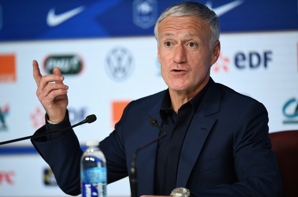 Deschamps a souligné la polyvalence de Mendy. AFP