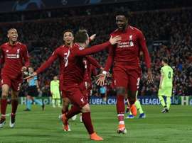 Origi completed the historic comeback with a fourth goal eleven minutes from time. AFP