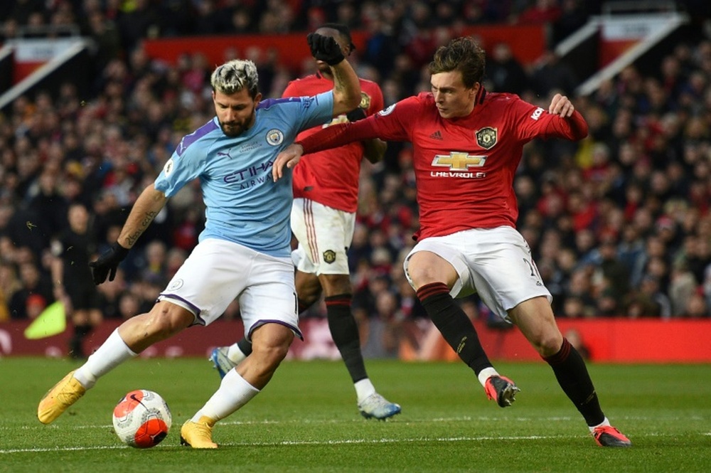 Les compos probables du match de Premier League entre City et United. afp