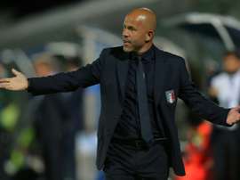 Di Biagio subrayó la importancia del duelo ante España. AFP