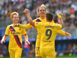 Los inquebrantables del Barça. AFP