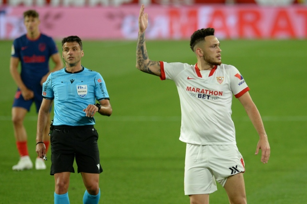 Ocampos valoró las opciones del Sevilla por el título. AFP