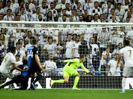 El Madrid y el Brujas empatan a dos. AFP