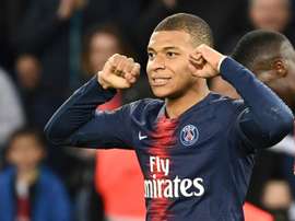 Victoria del PSG con un Mbappé estelar. AFP