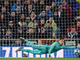 Keylor, el mejor portero de la Champions. AFP