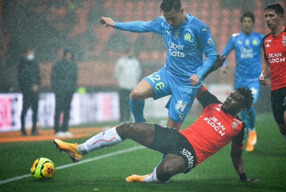 Compos probables : Marseille-Lorient. AFP