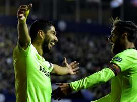 Le groupe du Barça pour affronter Eibar. AFP