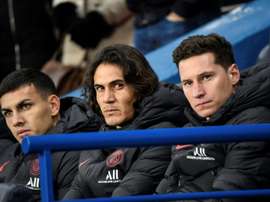 Paredes dijo que a Cavani le gustaría jugar en Boca. AFP