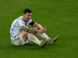 Messi revive con Whatsapp la llamada tras ganar la Copa América. AFP