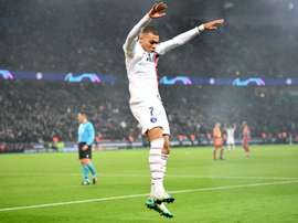 PSG - Le groupe avec Meunier et Di Maria, sans Gueye et Cavani. AFP
