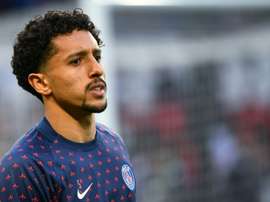 Marquinhos lamentó la derrota. AFP