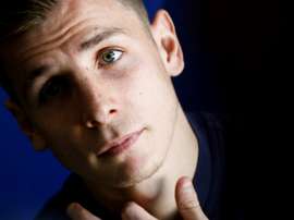 Digne habló de su salida del Barça. AFP