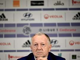 A Aulas no le hizo gracia la cancelación de la Ligue 1. AFP
