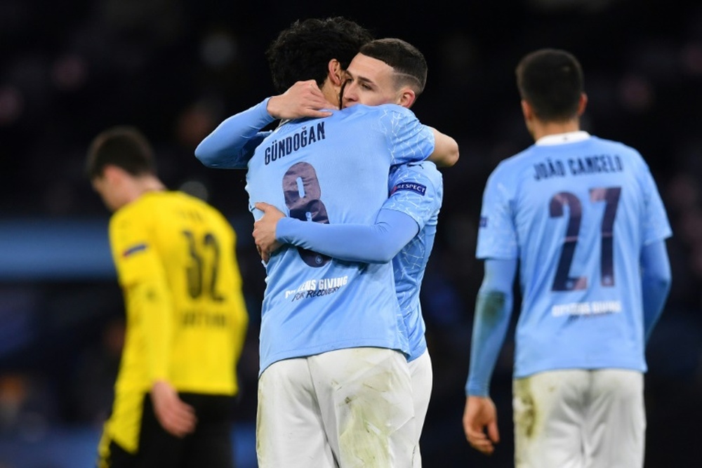 Manchester City s'impose sur le fil contre Dortmund. AFP