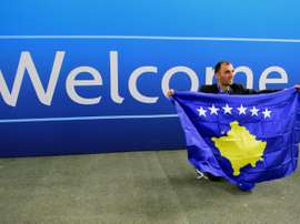 El reconocimiento de UEFA y FIFA a Kosovo fue harto polémico. AFP