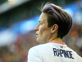 Rapinoe rechazó participar por miedo al coronavirus. AFP