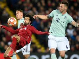 Salah and Liverpool couldn't find a way past the resolute Bayern defence. AFP