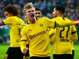 El Borussia ya tiene miedo a quedarse sin Haaland. AFP