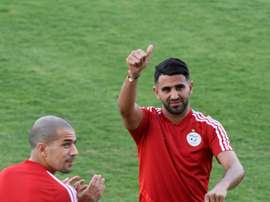 Egipto estudia vetar a Mahrez, que no podría volver a entrar a Egipto. AFP