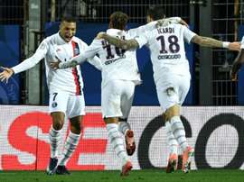 Le PSG continue de briller. AFP
