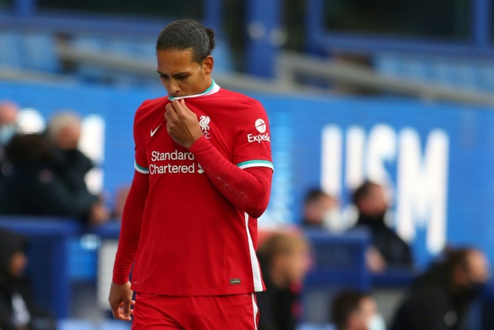 Van Dijk não irá ao Euro.AFP